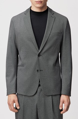 Slim fit sako od jerseya