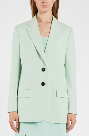 Sako od mješavine s viskozom s jednorednim kopčanjem