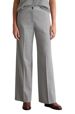 Relaxed pants in flannel