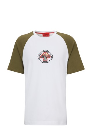 Majica od mješavine pamuka s motivom gljive