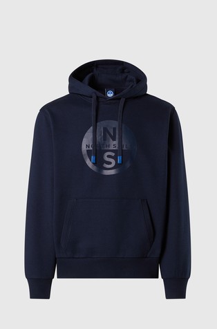 Pulover s kapuljačom i otisnutim logotipom