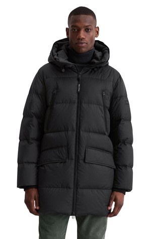 Regular fit jakna punjena paperjem s kapuljačom