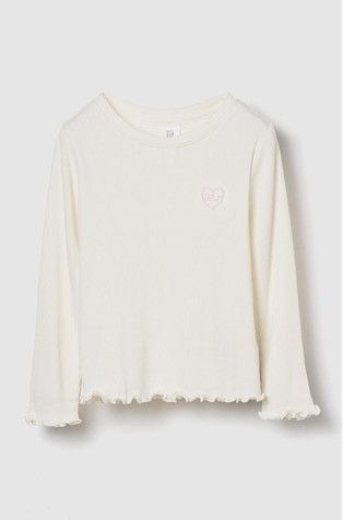 Rebrasta majica dugih rukava za djecu djevojčice