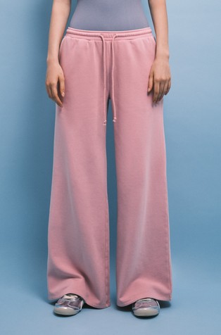 HI&BYE fleece flare trousers