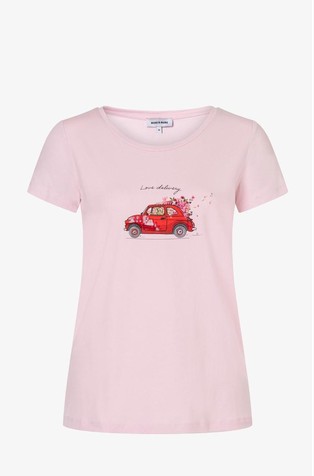 T-shirt with front print