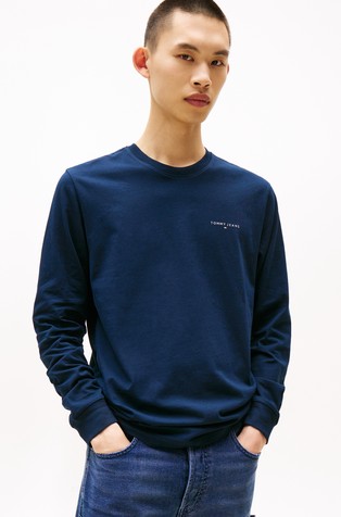 Slim fit logo majica dugih rukava