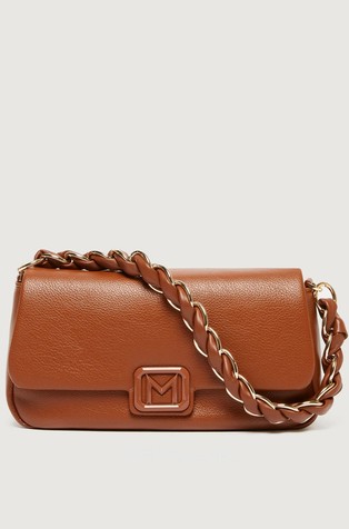 Lagano podstavljena torbica za nošenje preko ramena od umjetne kože