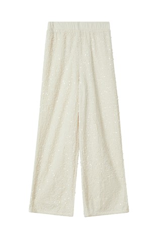 Podstavljene hlače sa šljokicama