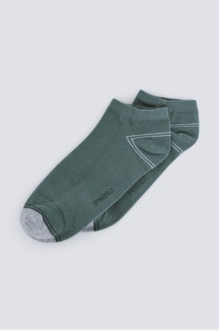 Basic ankle sock in cotton blend