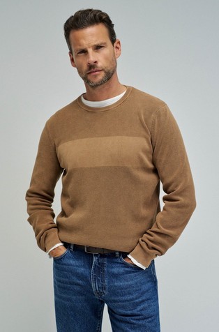 Teksturirano pleten pulover