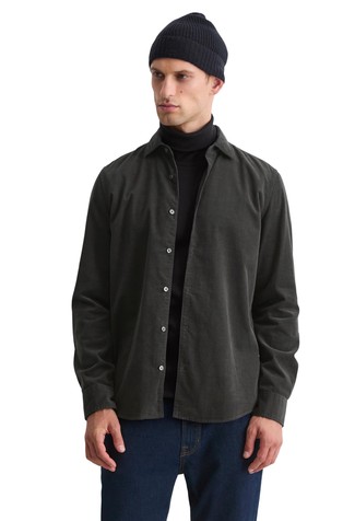 Regular fit baršunasta košulja