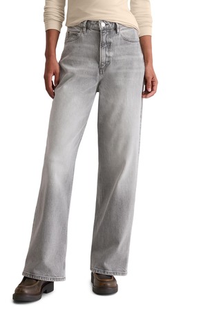 Tolva široke jeans hlače od mješavine s organskim pamukom