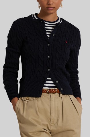 Strukturirano pleten pamučni kardigan