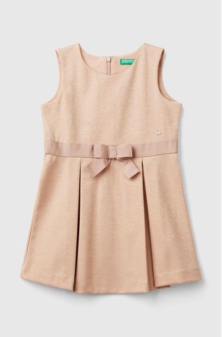 Elegantna haljina s mašnom i svjetlucavim lurex vlaknima