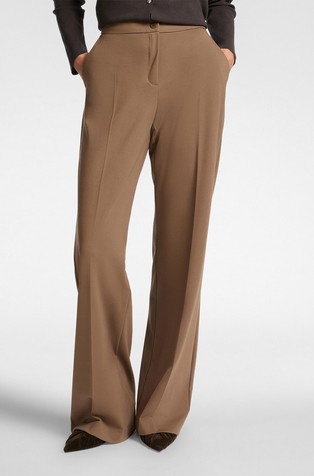 Straight fit hlače od mješavine viskoze