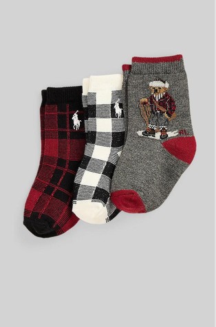 Polo Bear paket od 3 para čarapa