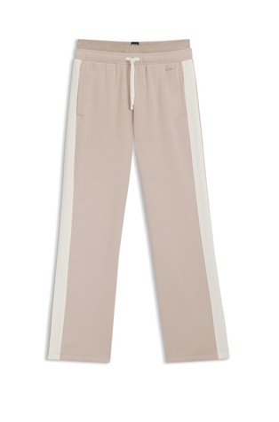 Donji dio trenirke s kontrastnim umetcima i dvostrukim obrubom oko struka