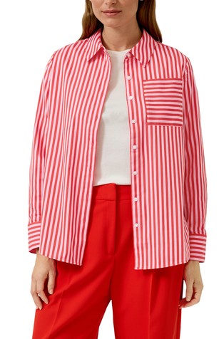 Prugasta košulja s džepom