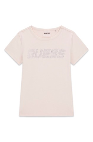 Majica s logotipom od ukrasnih kamenčića