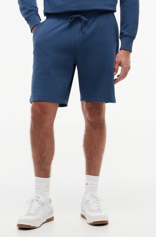 Flag Embroidery Sweat Shorts