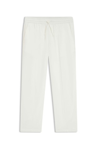 Straight-fit trousers in a linen blend
