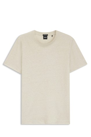T-shirt in cotton and linen
