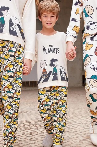 Snoopy unisex pidžama dugih rukava