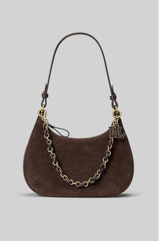 Marcy Suede Medium Shoulder Bag