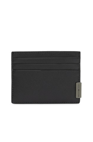 Logo Leather Credit Card Holder