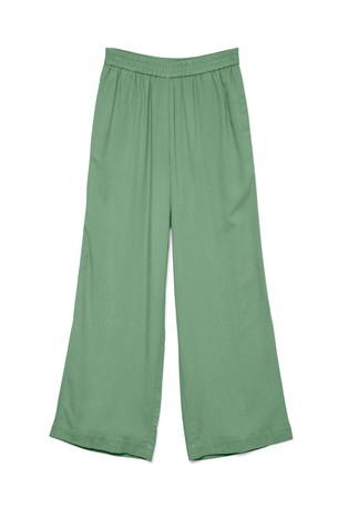 AWRYDER high-waist wide leg pants in viscose and linen