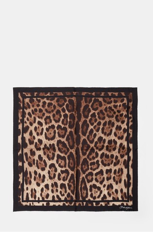 Svilena marama s leopard uzorkom