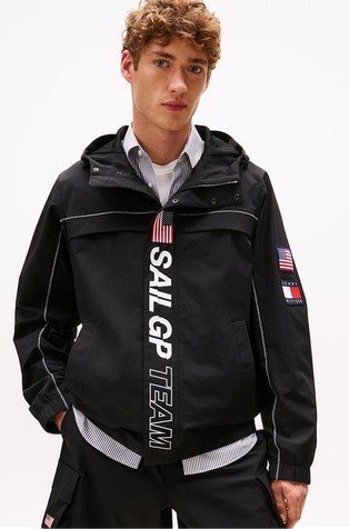 Tommy x U.S. Sail GP Team relaxed fit vjetrovka od ripstop tkanine