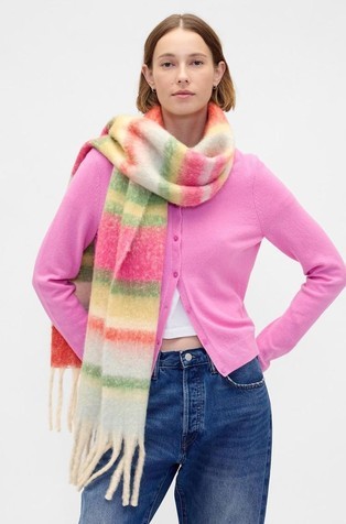 Brushed Fringe Scarf