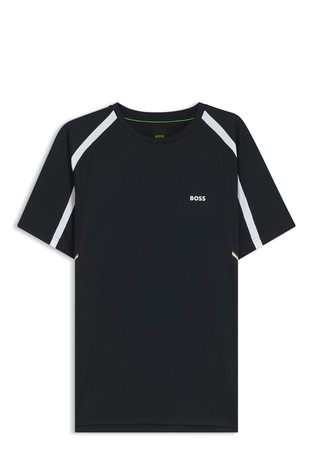 Active Slim-fit T-shirt in stretch fabric with contrast inserts