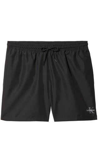 Medium Drawstring Swim Shorts - CK Monogram