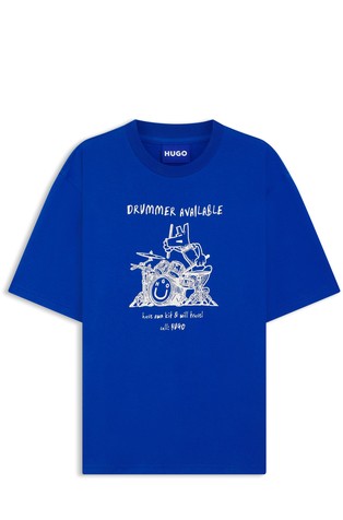 Logo majica kratkih rukava od pamučnog jerseya