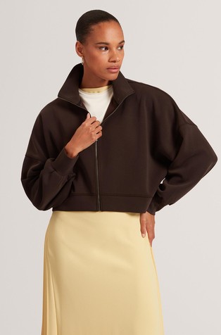 Loose fit pulover od mješavine modala