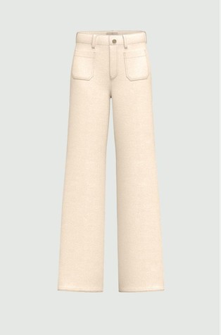 Stretch gabardine trousers