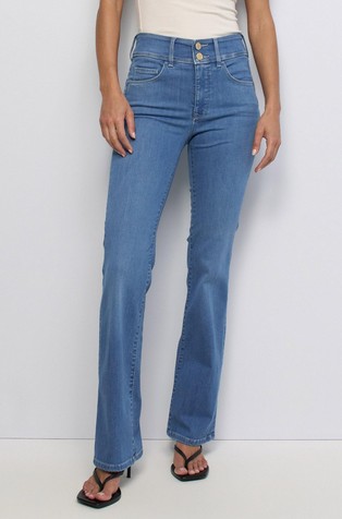 Secret push in Soft Touch jeans hlače sa zvonastim nogavicama