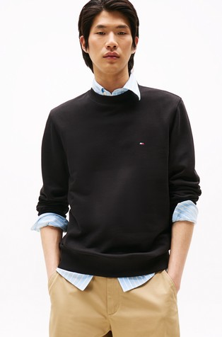 Pamučni pulover s frotirnom unutrašnjošću