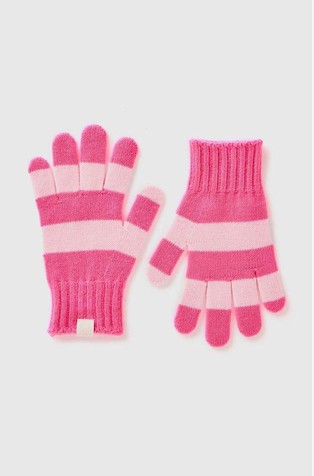 Pletene rukavice s prugastim uzorkom