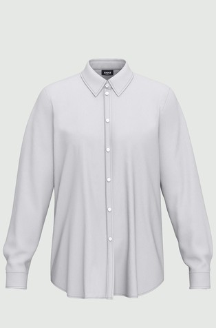 Košulja od krep mješavine sa svilom