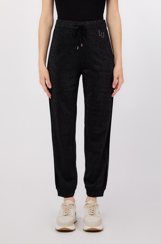 Pletene hlače sa svjetlucavim lurex vlaknima