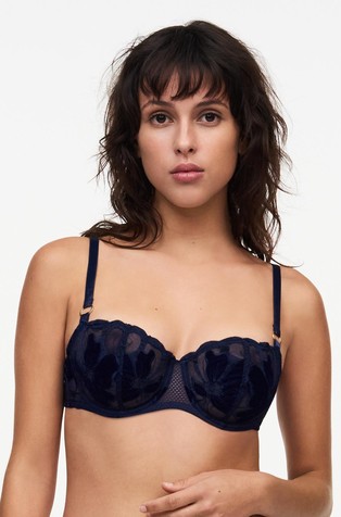 Fleurs podstavljen grudnjak s niskim košaricama