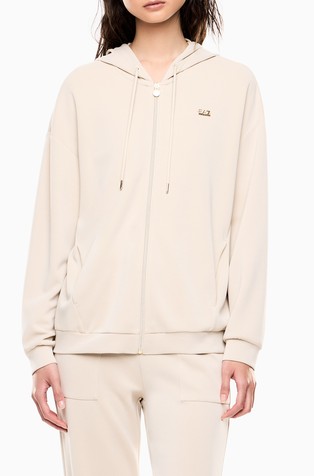 Core Lady pulover od rastezljive mješavine modala s kapuljačom