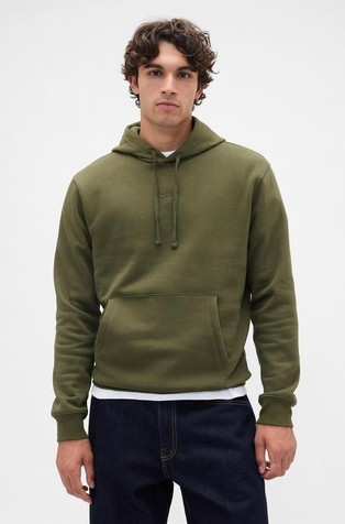 Relaxed Gap Mini-Logo Hoodie