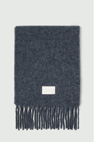 Pleten šal od mješavine vune alpake