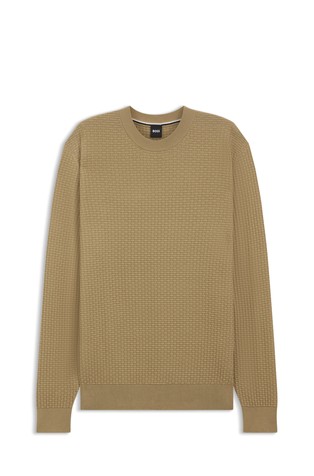 Pleten pamučni pulover