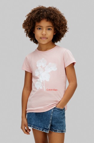 Pamučna majica s cvjetnim otiskom