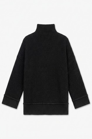 TSROSA high neck ribbed jumper